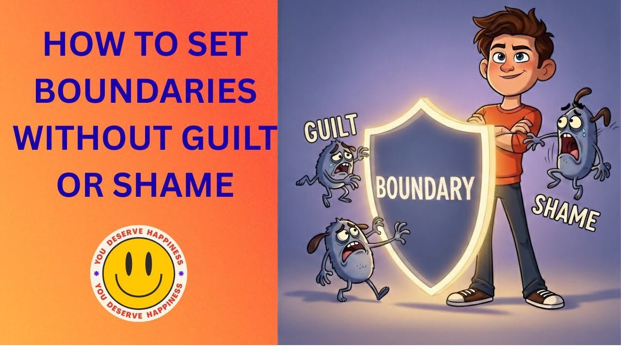 How to set boundaries without guilt or shame - YouTube