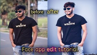 Face app Kaise chalayen face aap editing tutorial screenshot 5