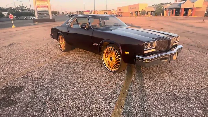 1977 Cutlass Salen on 24 inch Forgiatos Big Cap