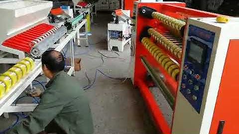 Good price 1300mm 1600mm PLC control adhesive BOPP jumbo roll tape slitting rewinding machine