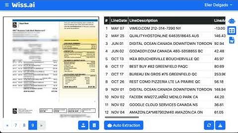 1-Click Automation: Extract & Classify Bank Transactions Instantly with Wiss.ai