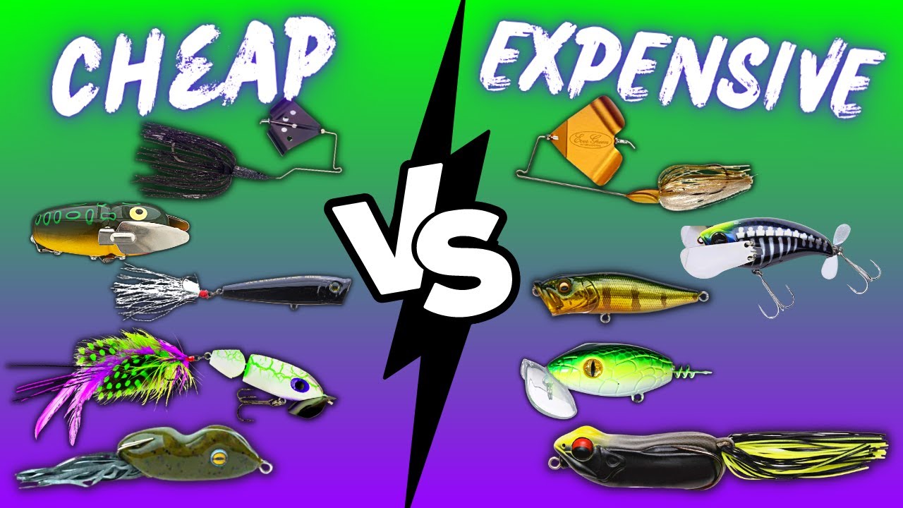 CHEAP VS EXPENSIVE Fishing Top Water Lures On The Water Review 