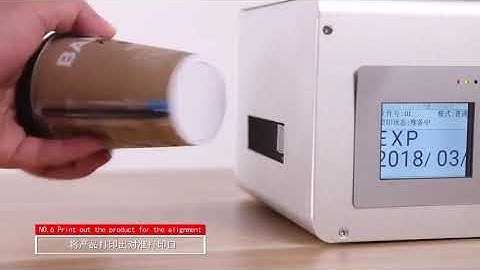 Somrt X1  date ,code ,bar code ,QR code  printer for bottle , glass , plastic inkjet printer