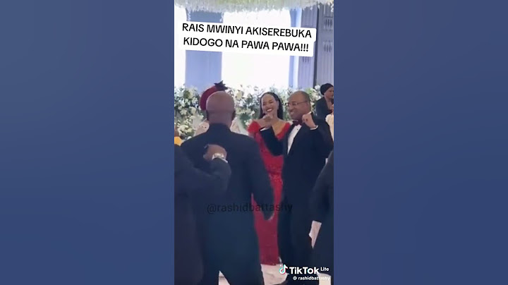 RAIS MWINYI AKIBURUDIKA NA WIMBO MZURI WA PAWA KUTOKA KWAKE MBOSSO.