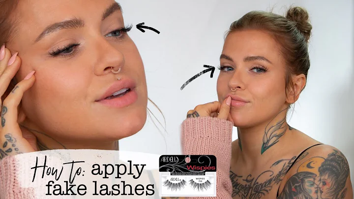 HOW I APPLY HALF LASHES \\ super easy!