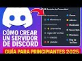 🚀 Cómo Crear un Servidor de Discord para PRINCIPIANTES 💡 | Parte 1 (Guía Completa)