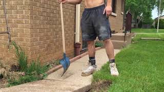 Crazy Mud Jacking by homeowners