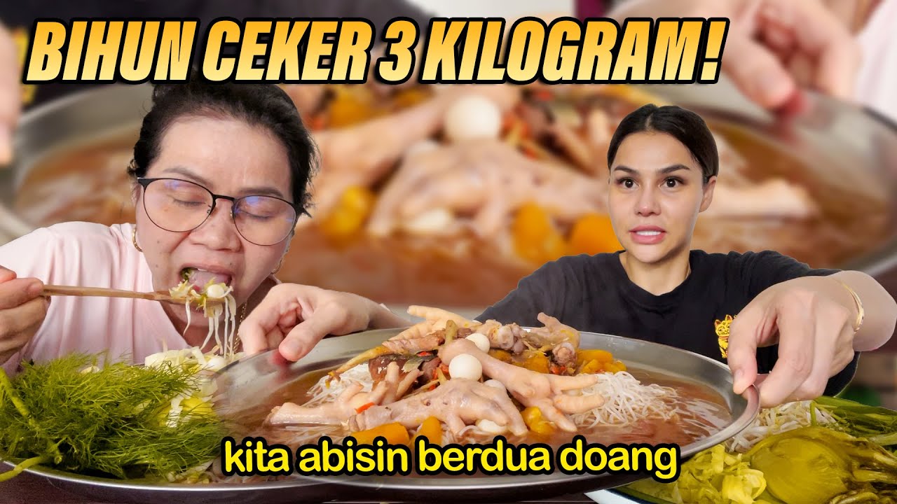 MUKBANG BIHUN CEKER 3 KILOGRAM SAMA MAMA SAMPAI HABIS GUYS❗🔥