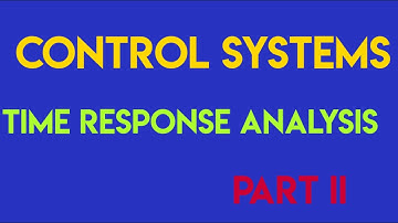 Time Domain Analysis||Control Systems|| TRB Polytechnic || GATE ECE  EE/TNEB AE