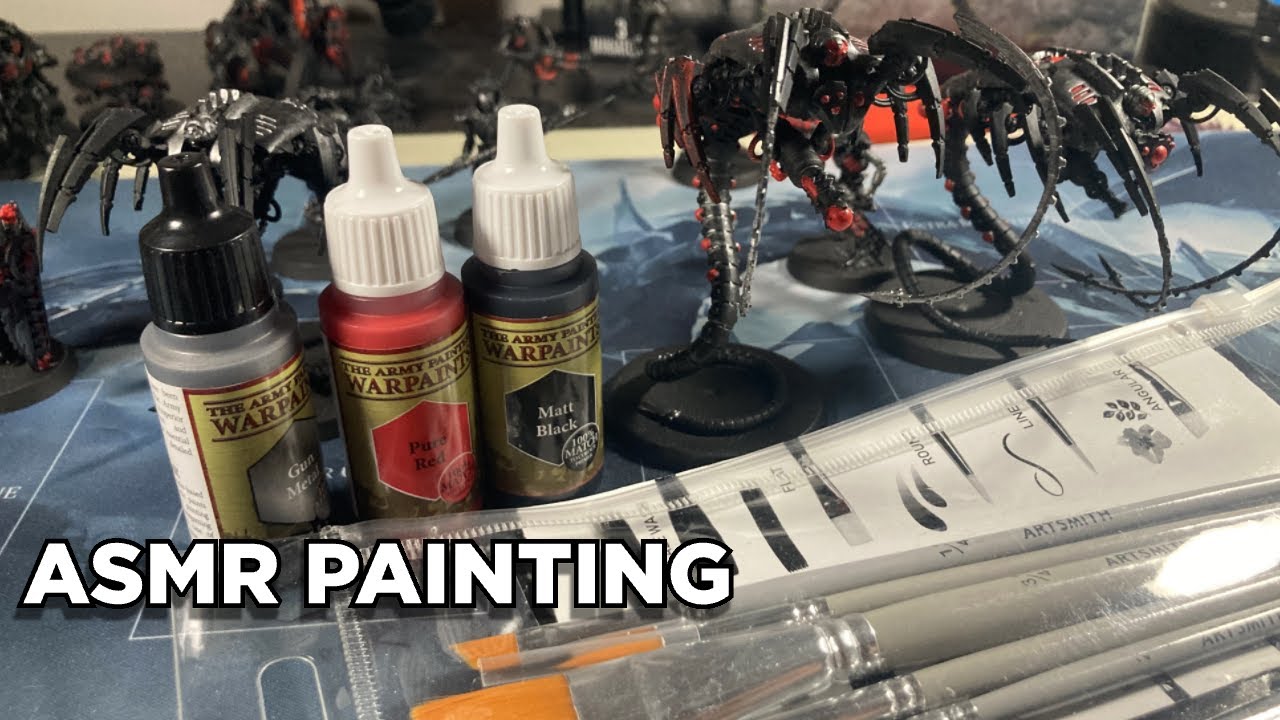 [ASMR Шёпот] Расслабляющая покраска фигурок Warhammer