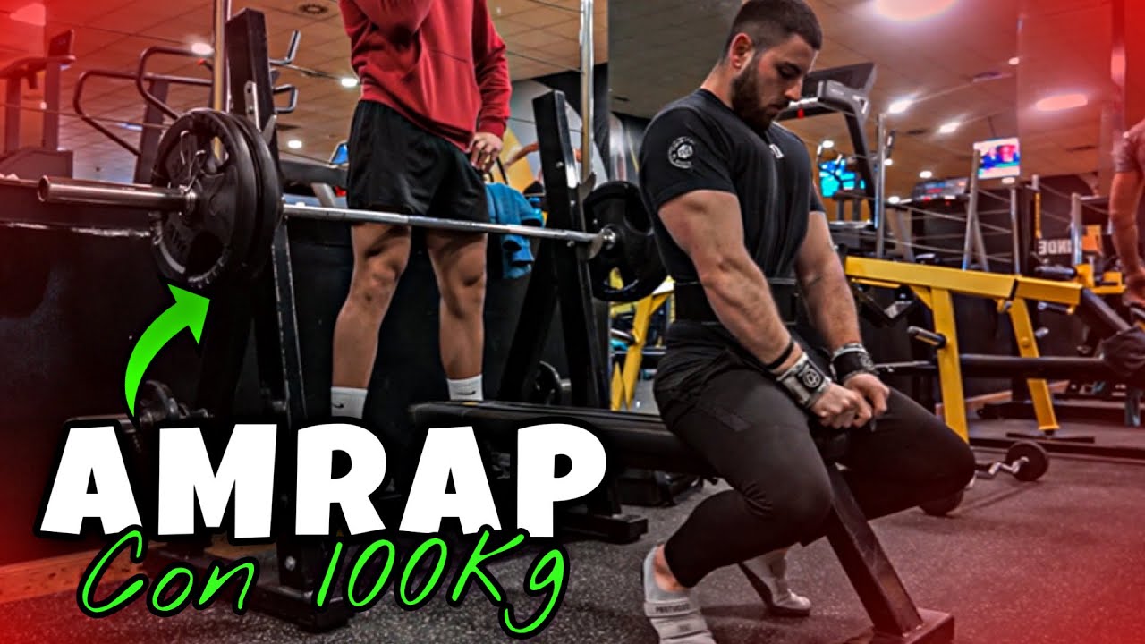 Semana de AMRAPS | Press banca con 100kg - YouTube