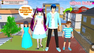 Sakura Rahasia Tombol Raksasa Bagi ke Semua Karakter| Sakura School Simulator | Wilson Kiddy screenshot 4