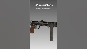 Swedish Submachine Gun (SMG) | Carl Gustaf M/45 | How It Works