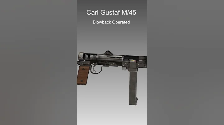 Swedish Submachine Gun (SMG) | Carl Gustaf M/45 | How It Works