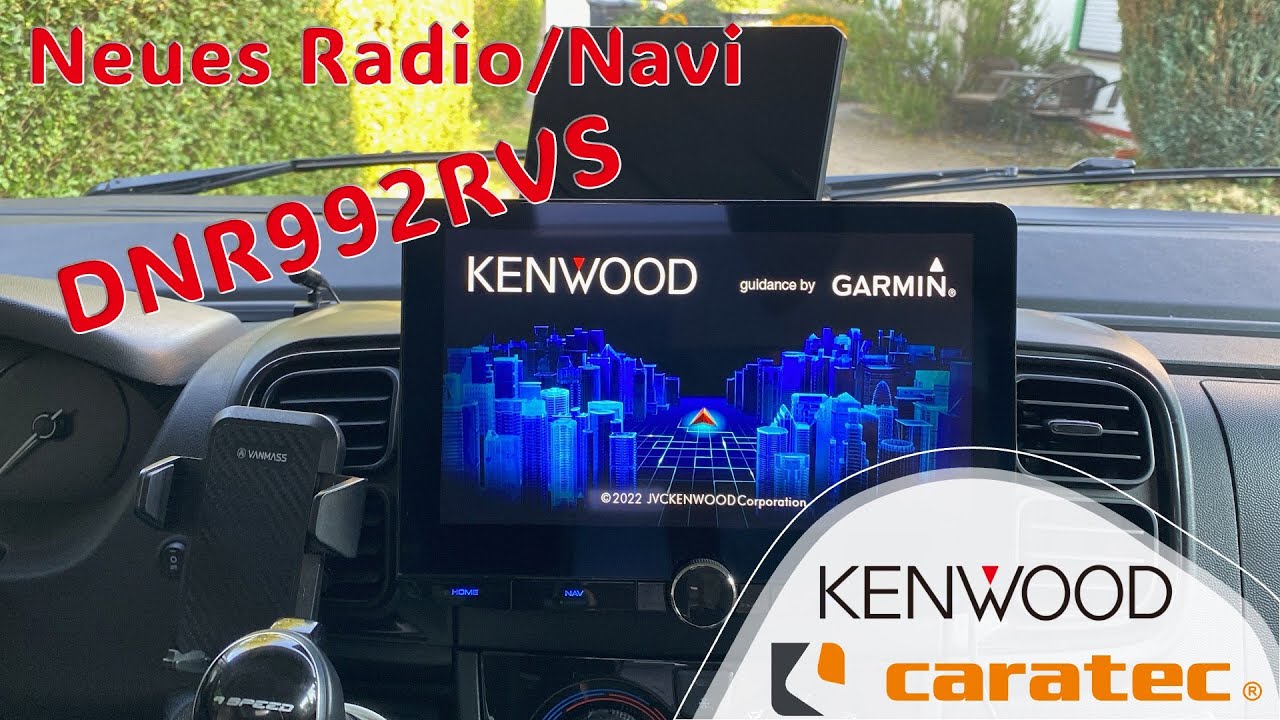 KENWOOD Radio mit Garmin Navigation für Camper DNR992RVS