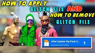 HOW TO APPLY GLITCH FILE AND REMOVE WITHOUT EXTENSION PACK WITH ZARCHIVER #glitchfile