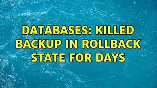 Celebrity Databases: Killed Backup in Rollback State for Days Net Worth