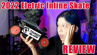 Electric Inline Skate 4-motors!! prototype REVIEW 2022