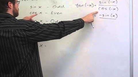 Trigonometry - Even and Odd Functions (2)