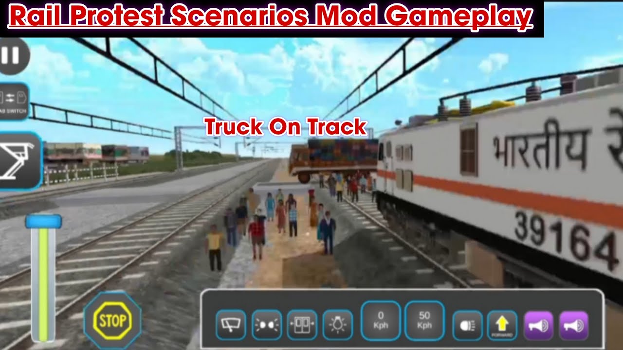 Rail Protest – Indian Local Train Simulator Gameplay New Scenarios Mode