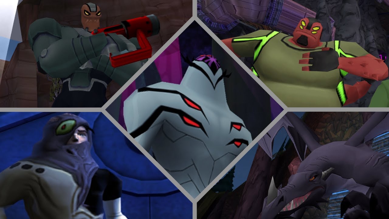 Ben 10: Alien Force - All Bosses | Boss Fights [ PS2, PSP, Wii ] [4K - 60ᶠᵖˢ]
