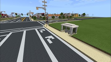 Minecraft: Bus Stop Tutorial