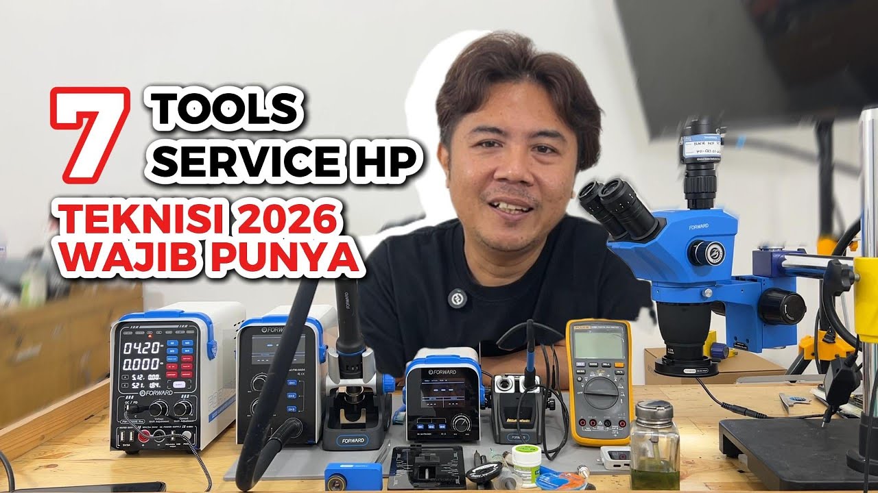 7 TOOLS SERVICE HP YANG TEKNISI WAJIB PUNYA DI TAHUN 2026 - YouTube