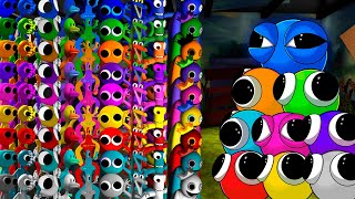 [New Voice] All Lookies Rainbow Friends Vs All Rainbow Friends All Colors | Friday Night Funkin Mod