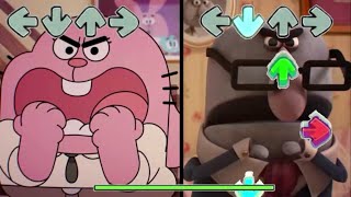 Friday Night Funkin - Gumball And Darwin - Father Vs Mr. Robinson