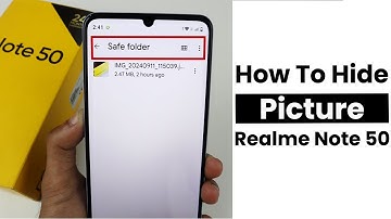 How to Hide Private Photos In Realme Note 50 | Photos Hide Settings