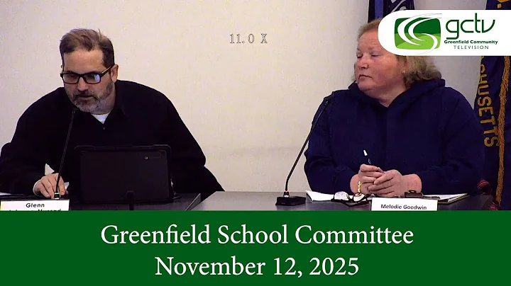 School Committee November 12 2025