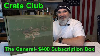 Crate Club 'The General' $400 Subscription Box!!!