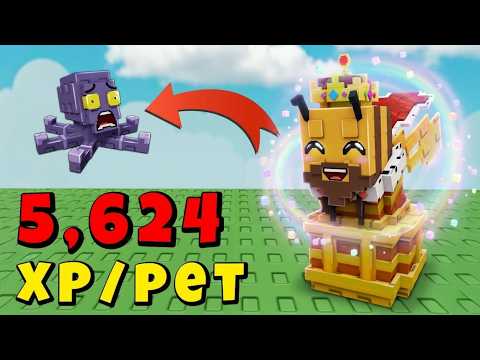 KING BEE Is INSANELY OP! Full Guide + Best XP Combo (Grow A Garden)