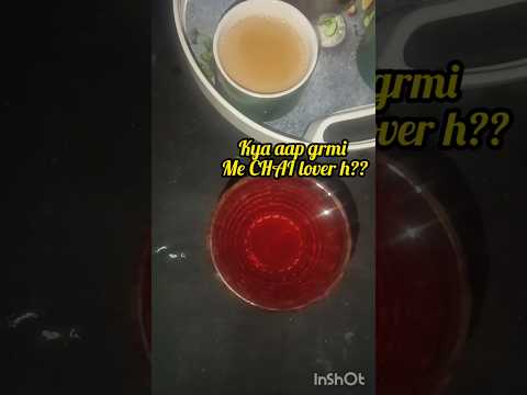 🧿 chai yaa thndaa??? #roohafzah #food #colddrink #chai