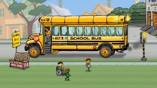 Desenho do ônibus escolar. jogo de papel de educação para crianças