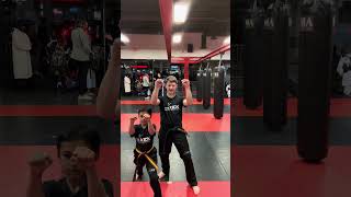 Teaching twin outer Forearm block