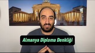 Almanya Diploma Denkliği Anabin