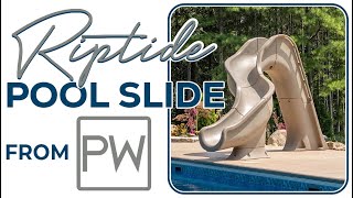 The Riptide Pool Slide | Pool Warehouse