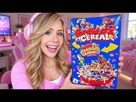 I BOUGHT THE NEW ROBLOX CEREAL!