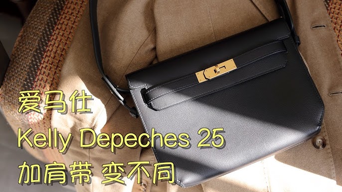 HERMES KELLY DEPECHES 25 UNBOXING WITH PRICE