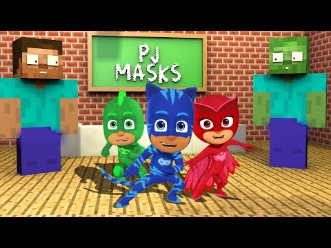 Minecraft MONSTER SCHOOL : PJ MASKS CHALLENGE! (Ps3/Xbox360/PS4/XboxOne/PE/MCPE)