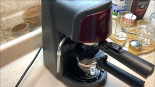 الة القهوة وطريقة تشغيلها لاول مرة coffee machine