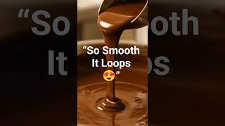 Chocolate Loop Magic 🍫😳 Perfect Satisfying Loop #shorts #viralshort