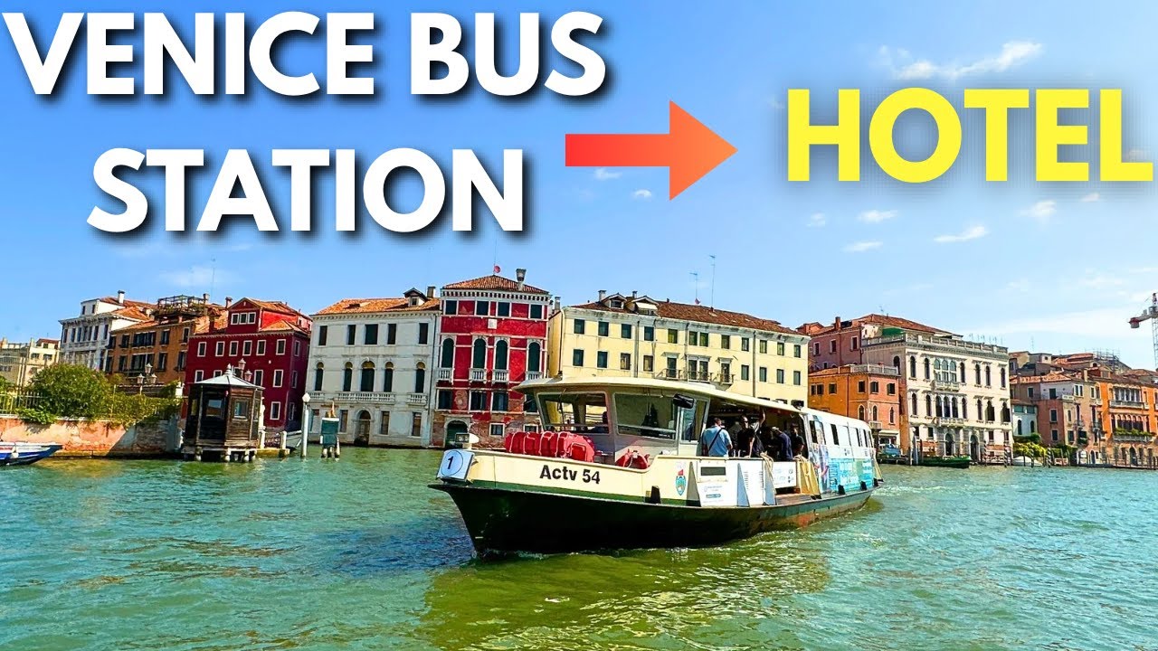 How to Get from Venice bus station(Piazzale Roma) to Hotel Ca' D'oro by boat/vaporetto(Step by Step)