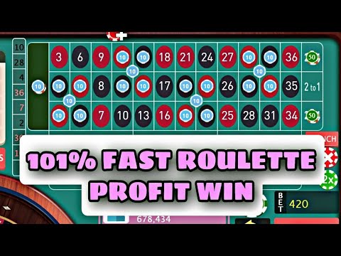 101% Fast Roulette Profit Win - YouTube