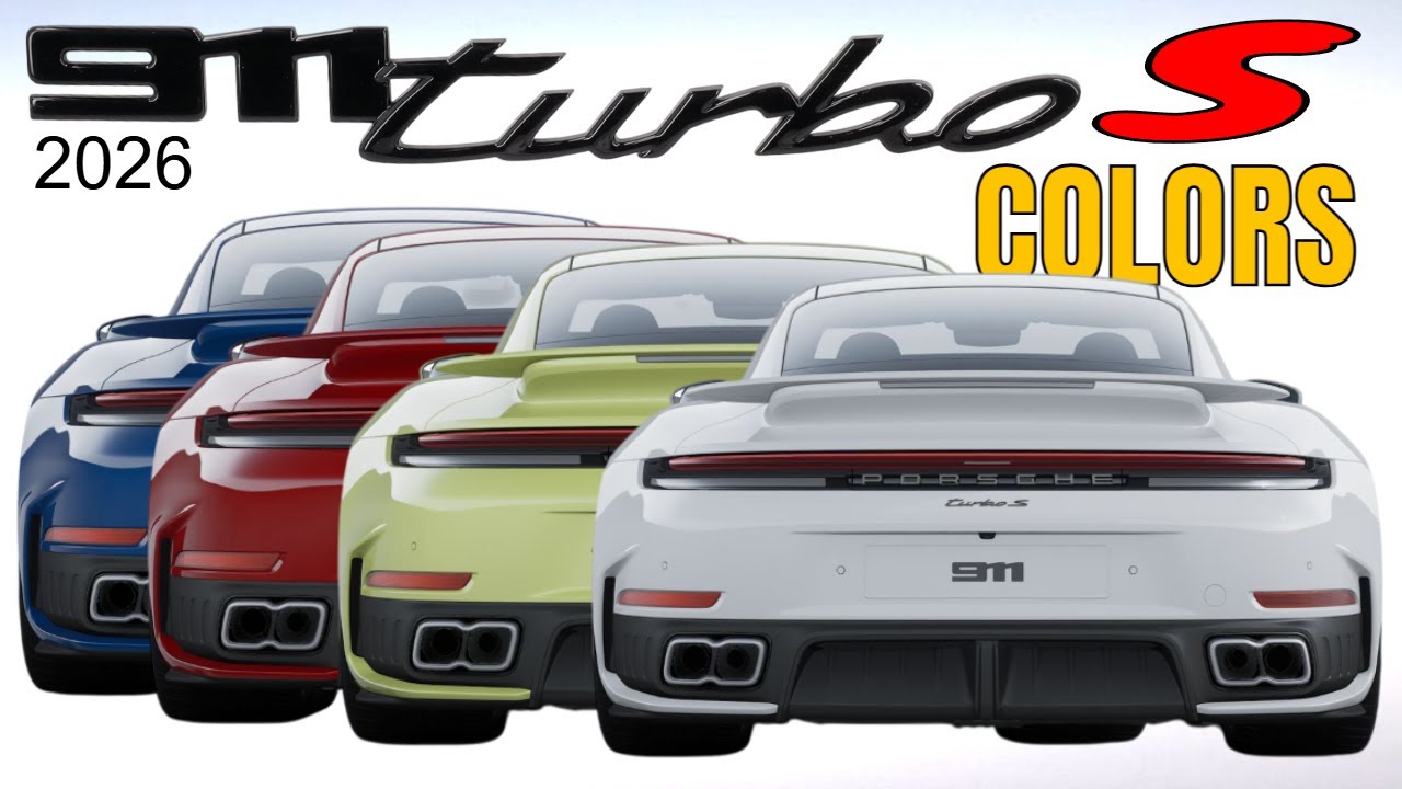 2026 Porsche 911 Turbo S Colors: See All 17 Factory Shades + PTS