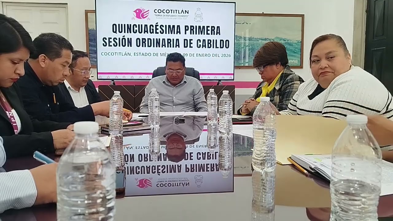 Quincuagésima Primera Sesión Ordinaria de Cabildo Cocotitlán 2025-2027