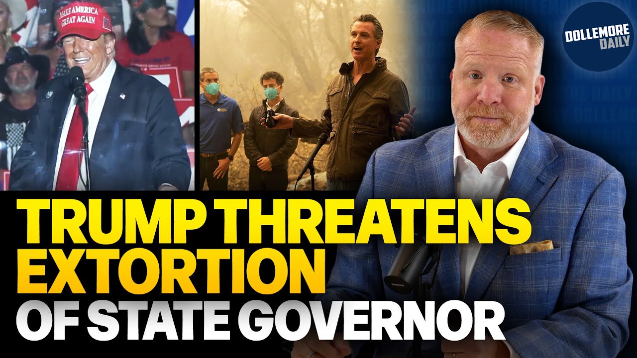 Crowd Goes Wild When Donald Trump PUBLICLY THREATENS TO EXTORT California Governor!!!