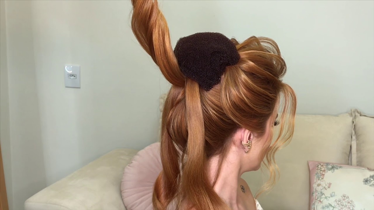 Coque para noivas, coque com torções, coque despojado! Por Hebert Melo