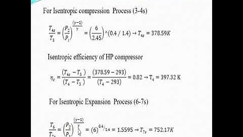 Numerical on Gas Turbine